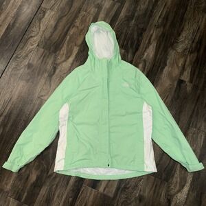 The North Face Women's Stinson Hyvent Rain Jacket Mint Green Size L Outdoor